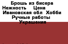 Брошь из бисера “Нежность“ › Цена ­ 1 200 - Ивановская обл. Хобби. Ручные работы » Украшения   